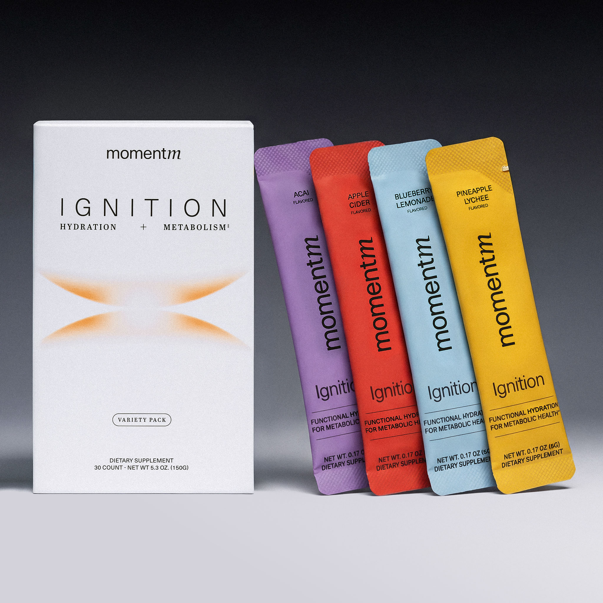 Ignition: Variety Pack | Hydration & Metabolism Support | More Than Electrolytes | momentm Ignition: Variety Pack | Hydration & Metabolism Support | More Than Electrolytes | momentm