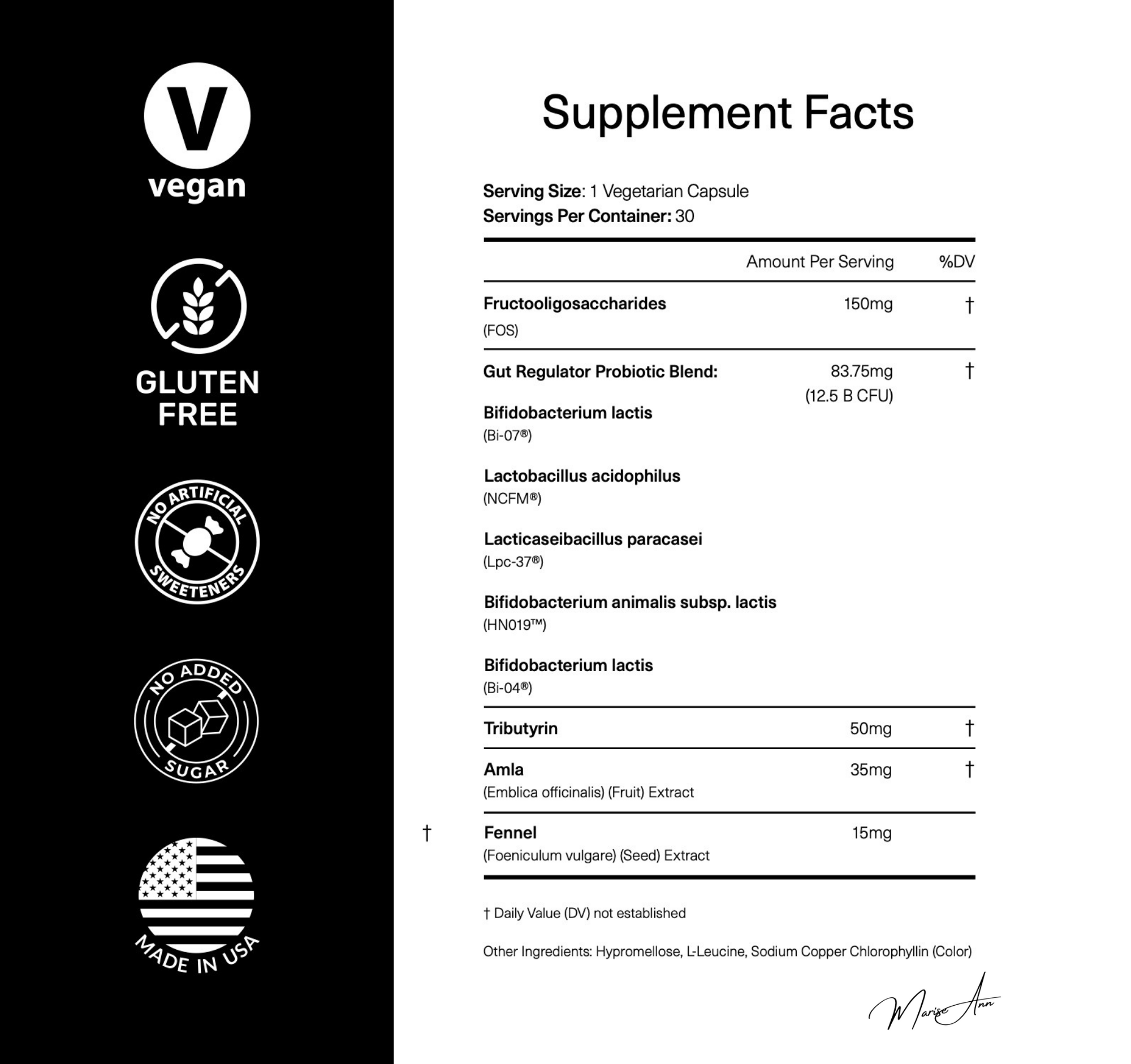 Nutrition Facts Equilibrium
